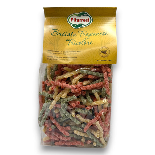 Busiata Trapanese tricolore
