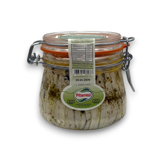 Filetti di acciughe marinate