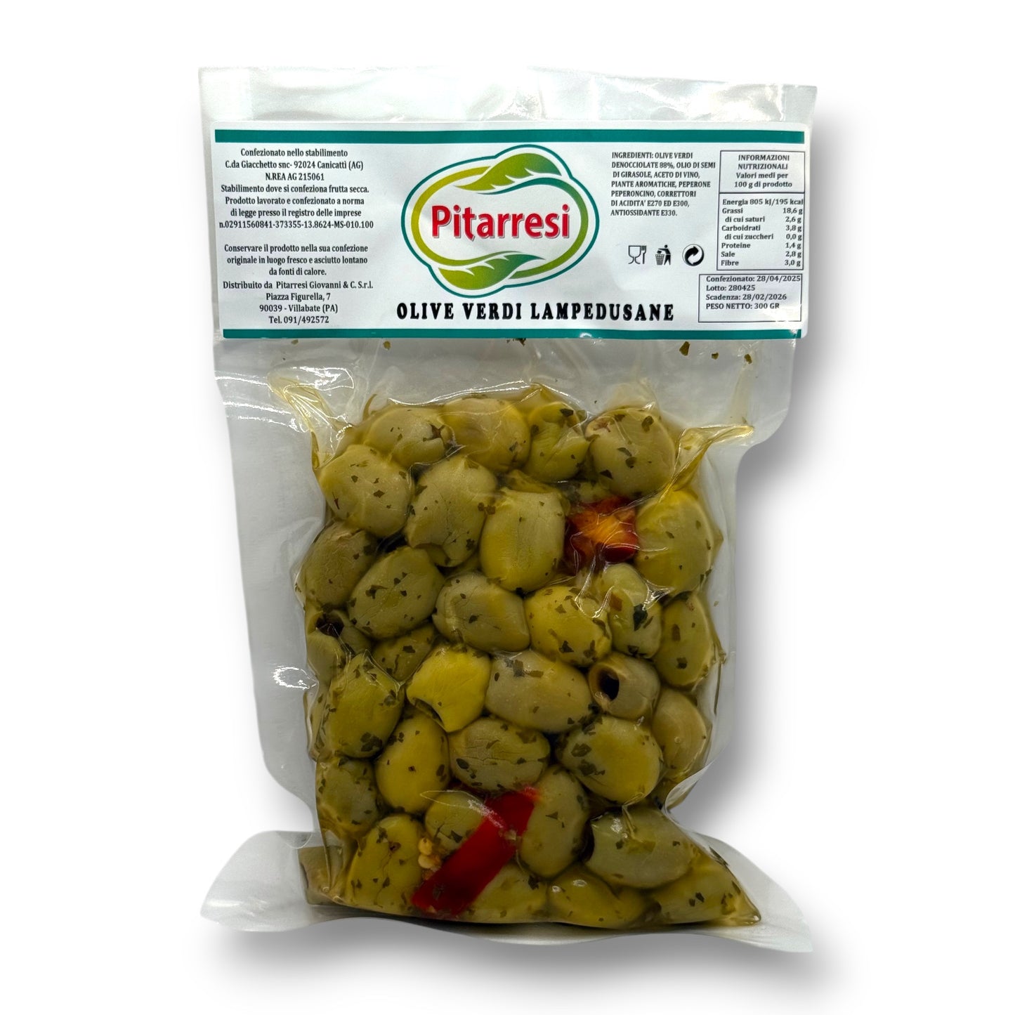 Olive verdi Lampedusane