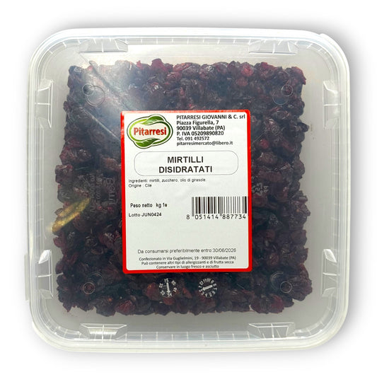 Mirtilli disidratati