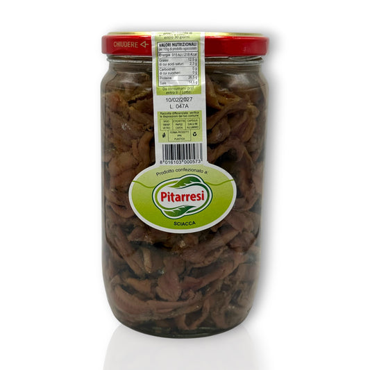 Filetti di acciughe in pezzi