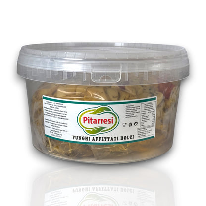 Funghi affettati dolci