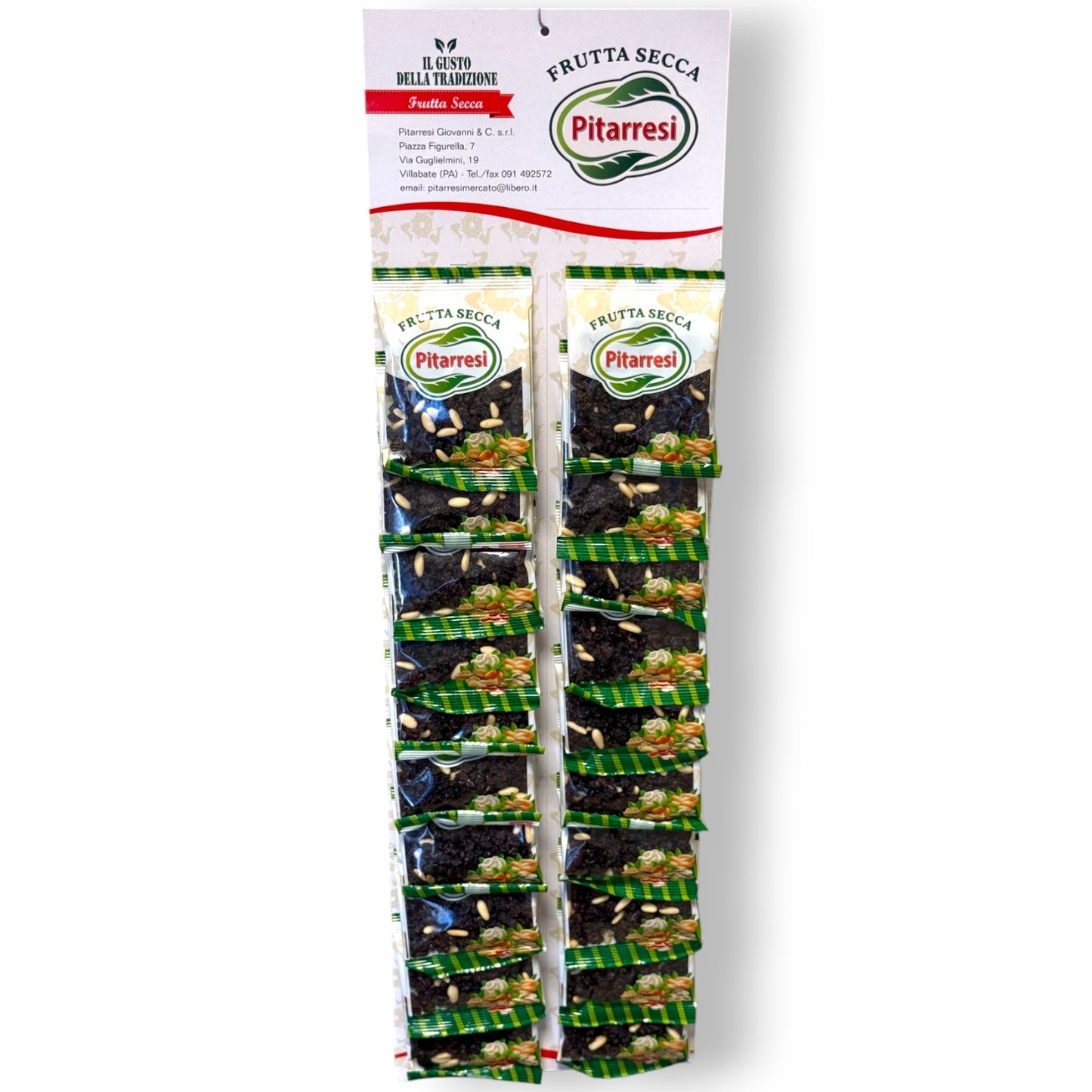 Espositore passolina e pinoli - 40gr per 20 pezzi