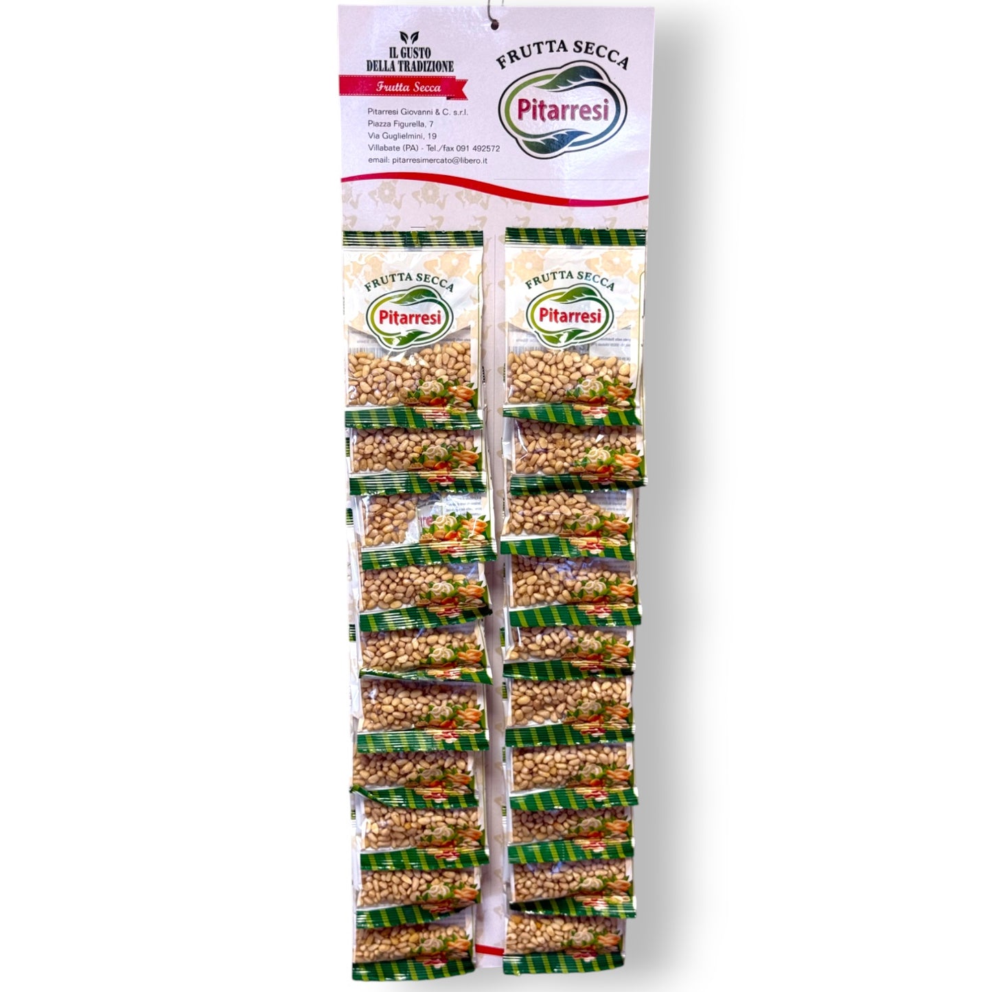 Espositore pinoli siberia - 15gr per 20 pezzi