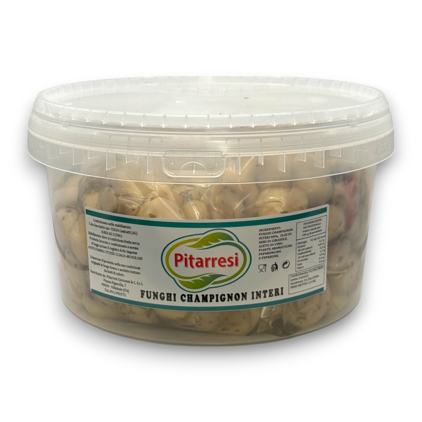 Funghi champignon interi