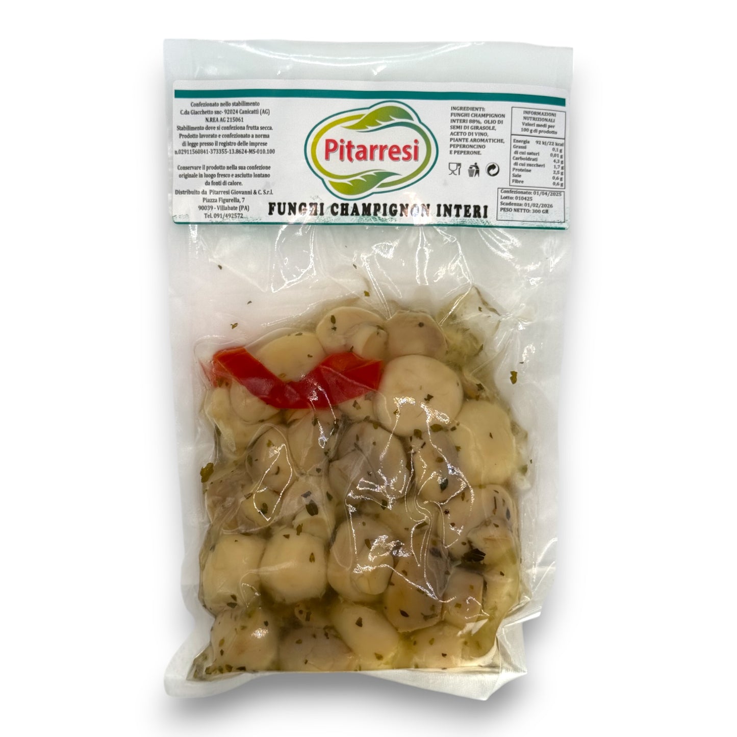 Funghi champignon interi