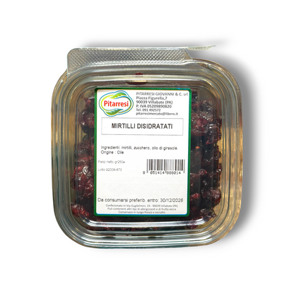 Mirtilli disidratati