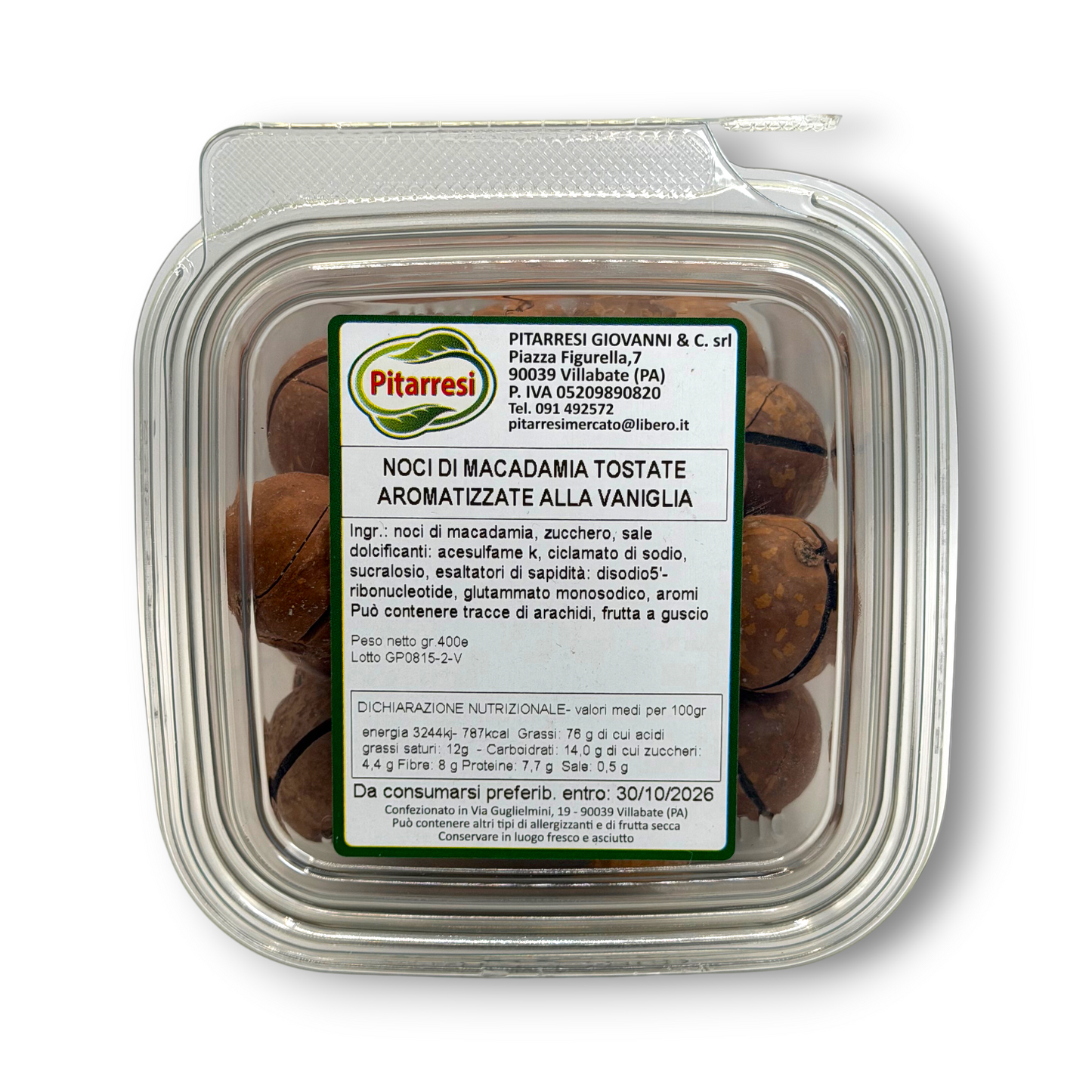 Noci di macadamia alla vaniglia